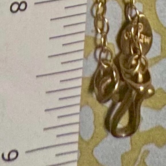 Me & Ro 10k gold and garnet necklace - Picture 5 of 13